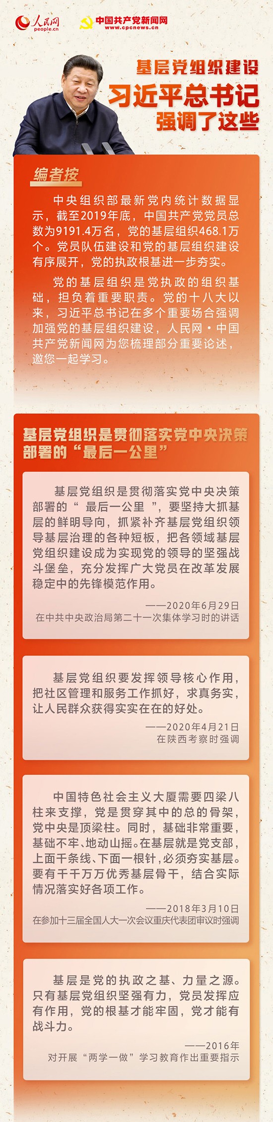 图解：基层党组织建设 习近平总书记强调了这些