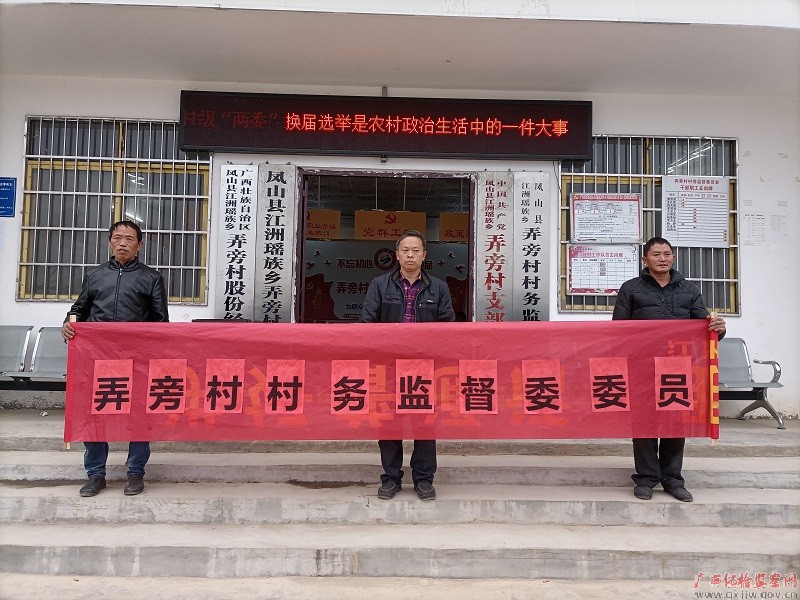 凤山县配优村务监督委员会成员 打通基层监督"末梢"