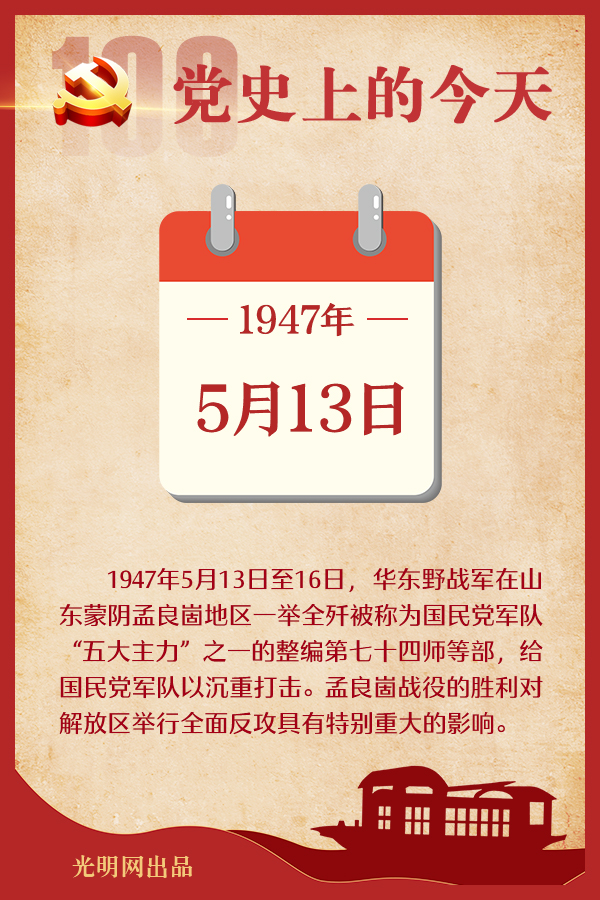 党史上的今天丨5月13日