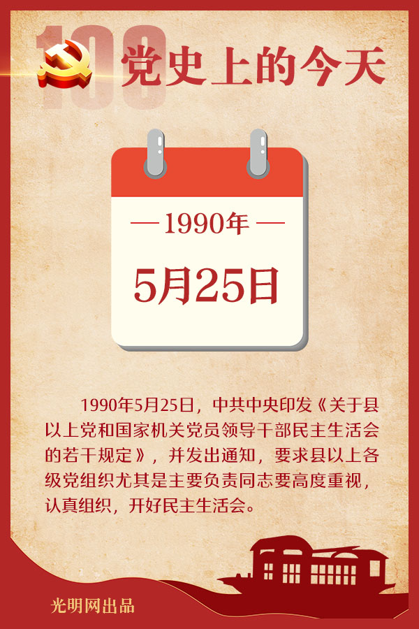 党史上的今天丨5月25日