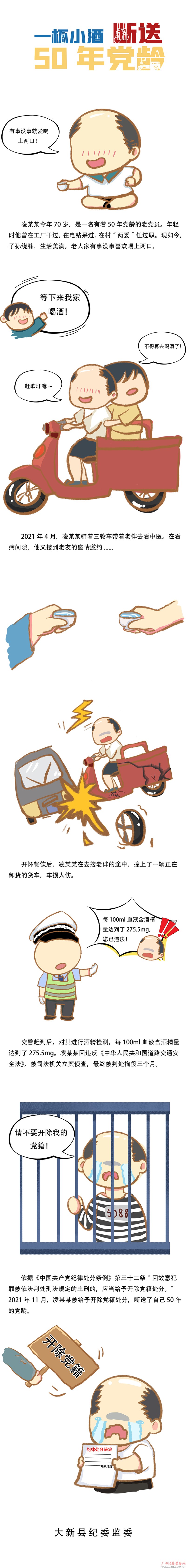 漫画｜一杯小酒断送50年党龄