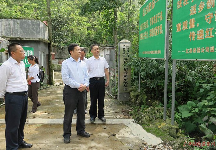 百色市纪委书记深入基层调研扶贫领域监督执纪问责工作