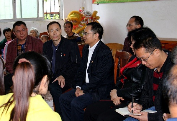 蒋才忠到贵港市平南县宣讲党的十九大精神