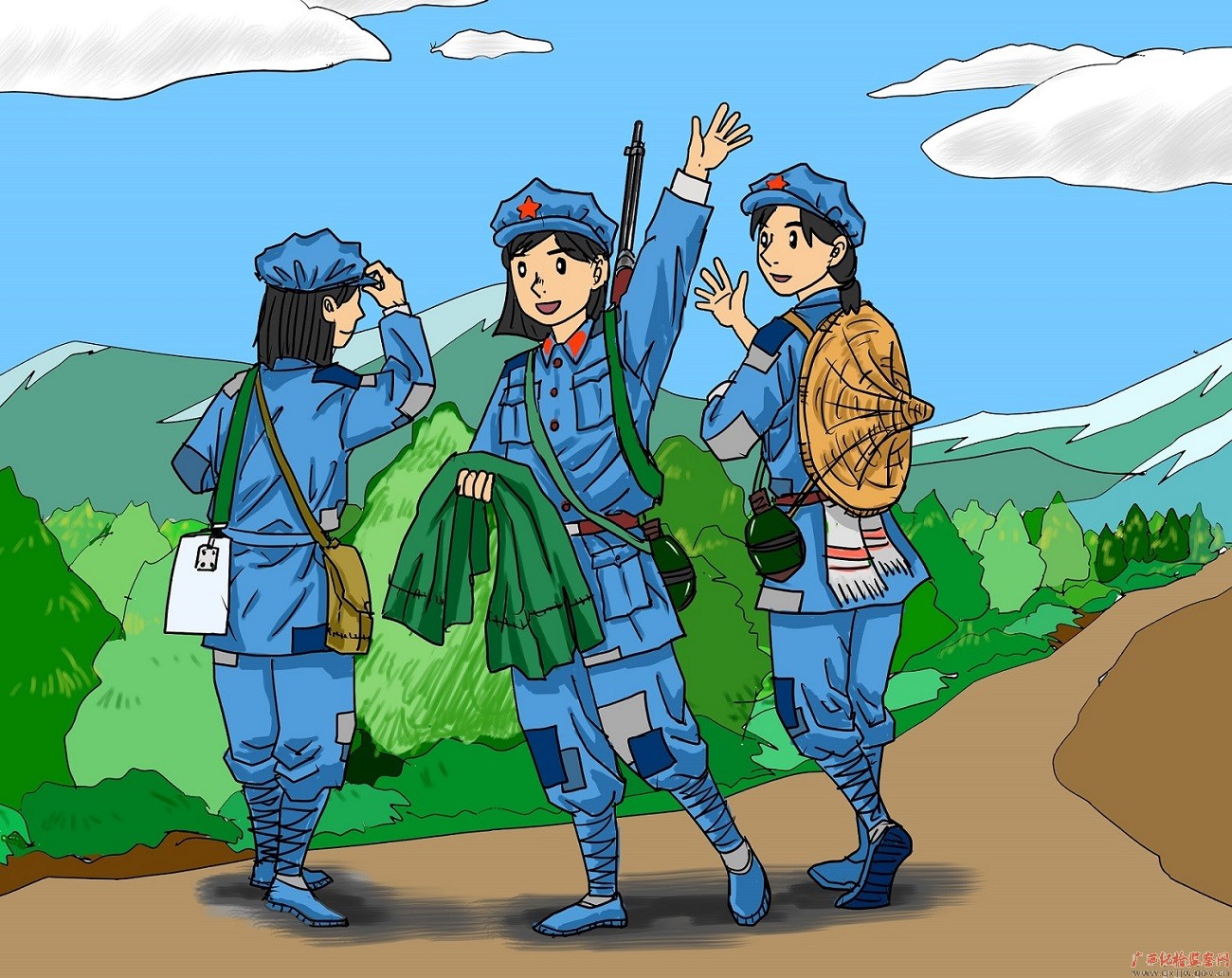 漫画重温半条被子的故事