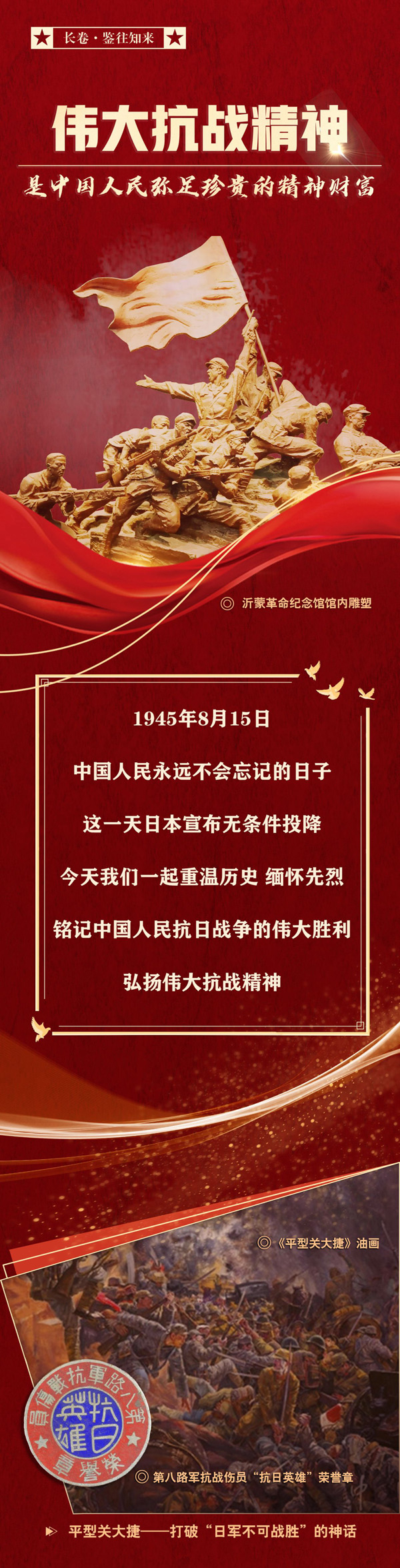 长卷·鉴往知来丨伟大抗战精神是中国人民弥足珍贵的精神财富