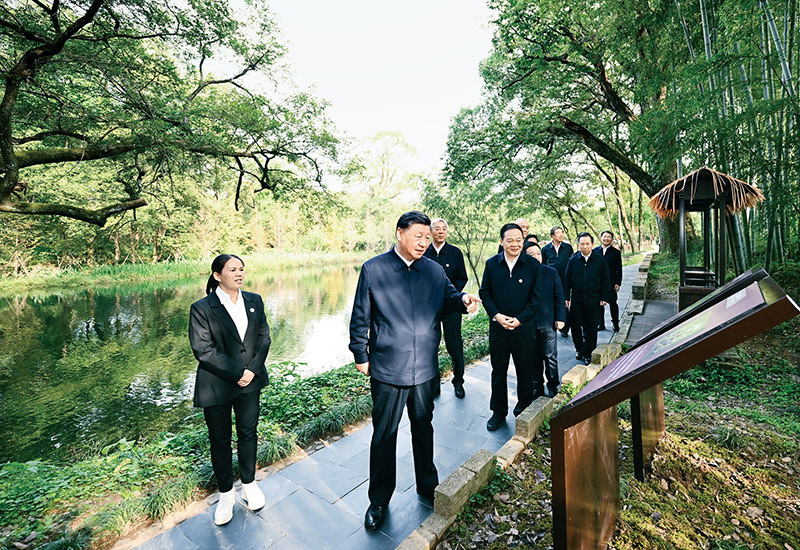 《求是》杂志发表习近平总书记重要文章《以美丽中国建设全面推进人与  自然和谐共生的现代化》