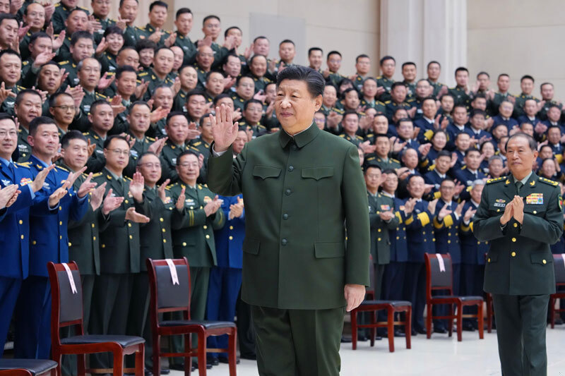 习近平春节前夕视察慰问驻天津部队向全体人民解放军指战员武警部队官兵军队文职人员民兵预备役人员致以新春祝福