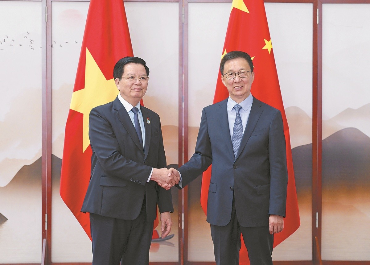 韩正会见出席第22届中国—东盟博览会的东盟国家领导人