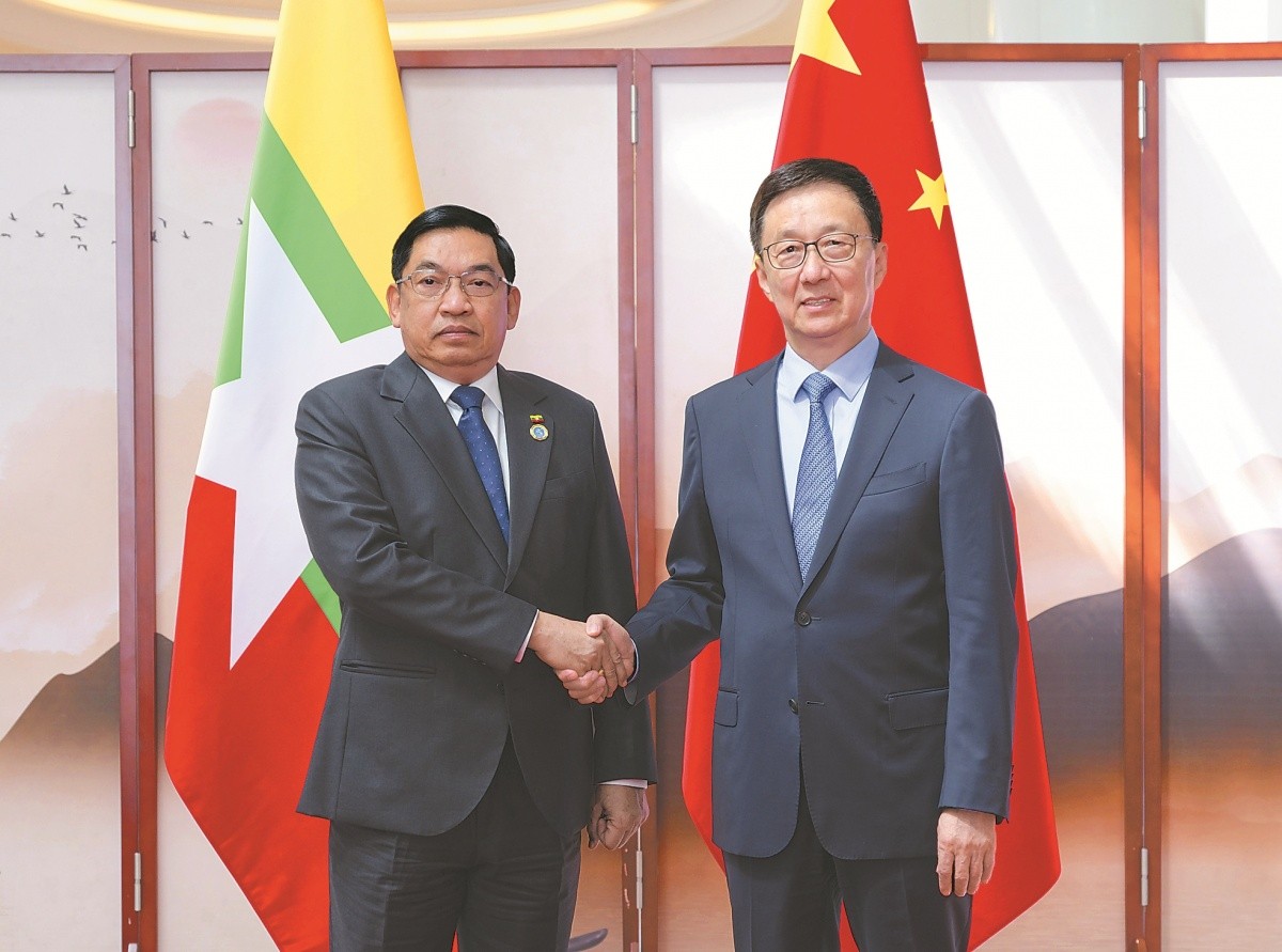韩正会见出席第22届中国—东盟博览会的东盟国家领导人