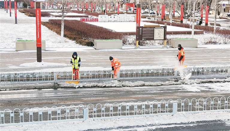 画里有话丨迎“寒”而上守护民生“温度”