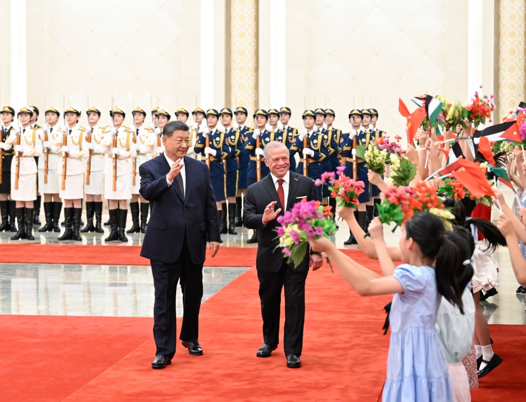 习近平同约旦国王阿卜杜拉二世会谈