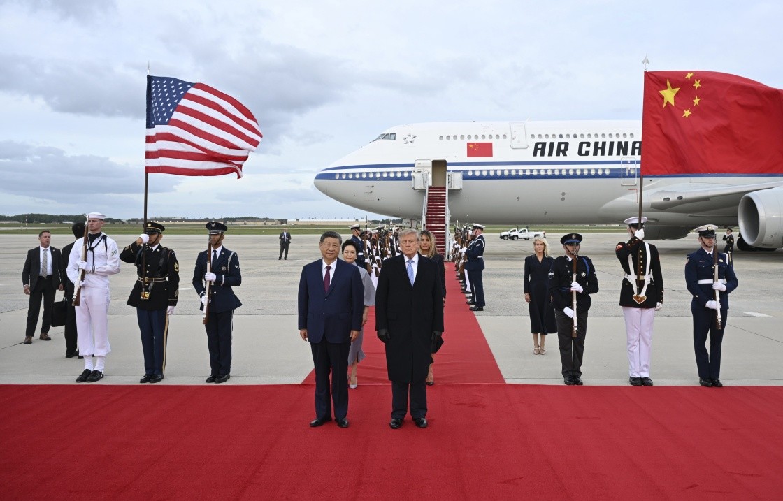 习近平抵达华盛顿对美国进行国事访问