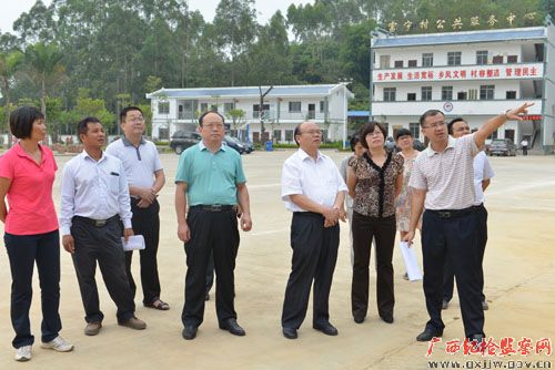 蒋克昌到岑溪市检查指导工作